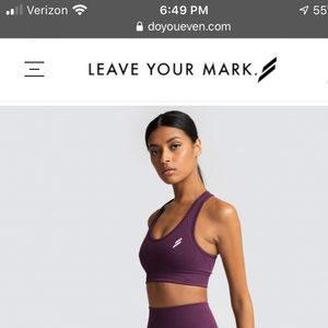 Racerback Sports Bra